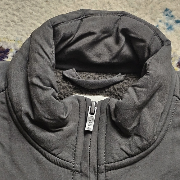 Vuori Morrow Sherpa Jacket Men Small Dark Oregano Green Long Sleeve Full Zip - Picture 5 of 15